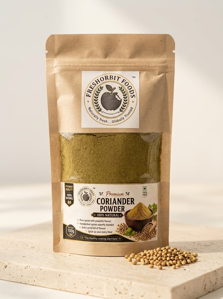 Artisanal Stone-Ground Coriander Powder